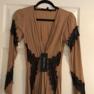 for Love and Lemons long sleeved Maxi dress